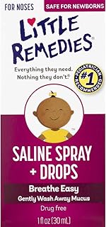 Little Remedies Noses Saline Spray Drops, 1 Fl Oz (Pack of 1)