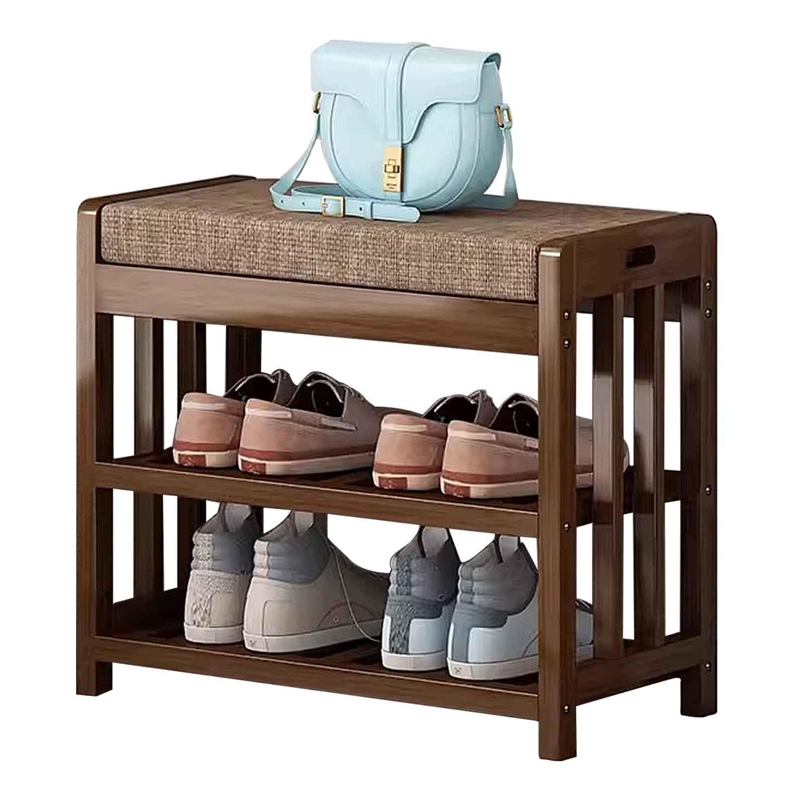 Organisateur de rangement de chaussures à 3 niveaux pour petits espaces