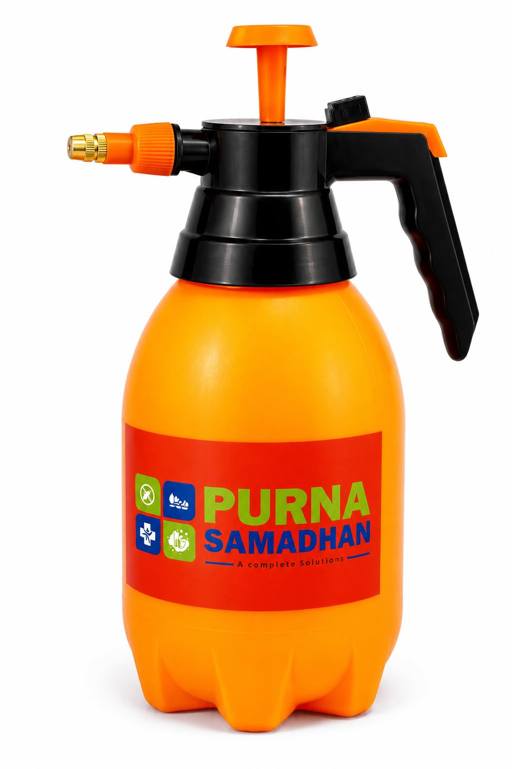 Purna Samadhan Pump Action Pressure Sprayer, Orange, Leak-Proof, Fine Mist, for Gardening, Plant Care, Home Cleaning, Pest Control-image-42