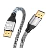 VESA Certified DisplayPort 2.1 Cable 10ft 2Pack, 16K DP 2.0 Cable, Supports 80Gbps, 16K@60Hz, 8K@120Hz, 4K@240Hz 165Hz, 2K@360Hz for 5090, 7900XTX, Gaming Monitor