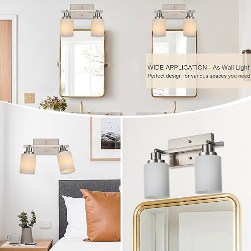 Miniatura 4 de Iluminación de riel de 4 luces, iluminación de techo de níquel cepillado para cocina, dormitorio, pasillo, accesorios de iluminación de pista de