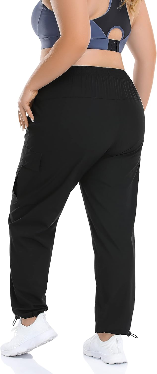ZERDOCEAN Women's Plus Size Outdoor Active Hiking Pants Lightweight Quick Dry Athletic Pants Zipper Pockets - Image 5