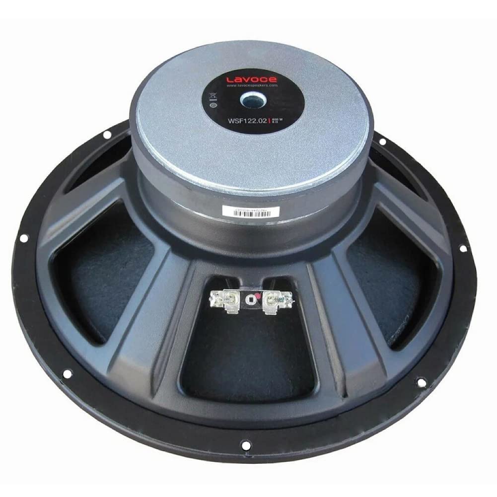 1 LA VOCE ITALIANA WSF122.02 głośnik niskotonowy 30 cm 300 mm 12" 200 wat rms 400 wat maksymalna impedancja 8 omów house party disco, 1 sztuka + 3 bezpłatne naklejki