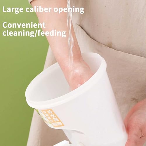 Miniatura 5 de Dispensador de bebidas de plástico de gran capacidad, cubos de agua fría con grifo, limonada de hielo, contenedor de jugos, hervidor con tapa para