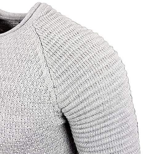 Pull Homme en Maille Col Rond Subliminal Mode BX8056 - 4