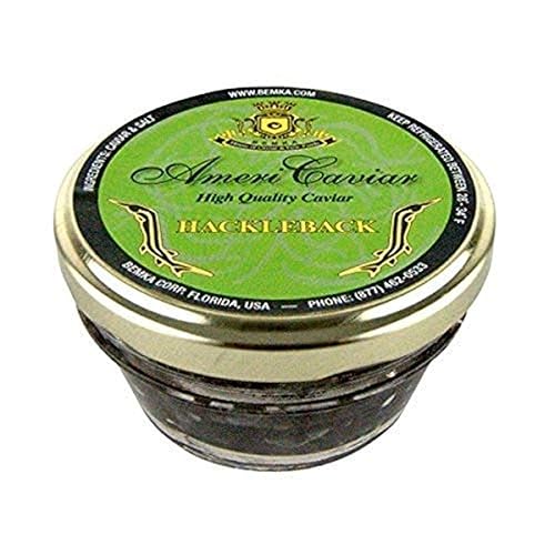 Miniatura 4 de Bemka.com American Sturgeon Hackleback Wild Caviar, lata de 7 onzas