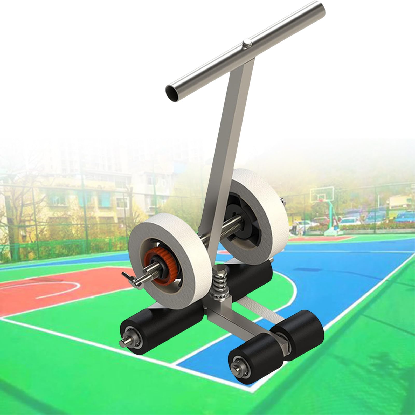 asdchZen Floor Tape Applicator, Court Line Tape Machine, Paint Tape Applicator Can Be Used For Floor Markings Such As Tiles Concrete Asphalt Etc,B