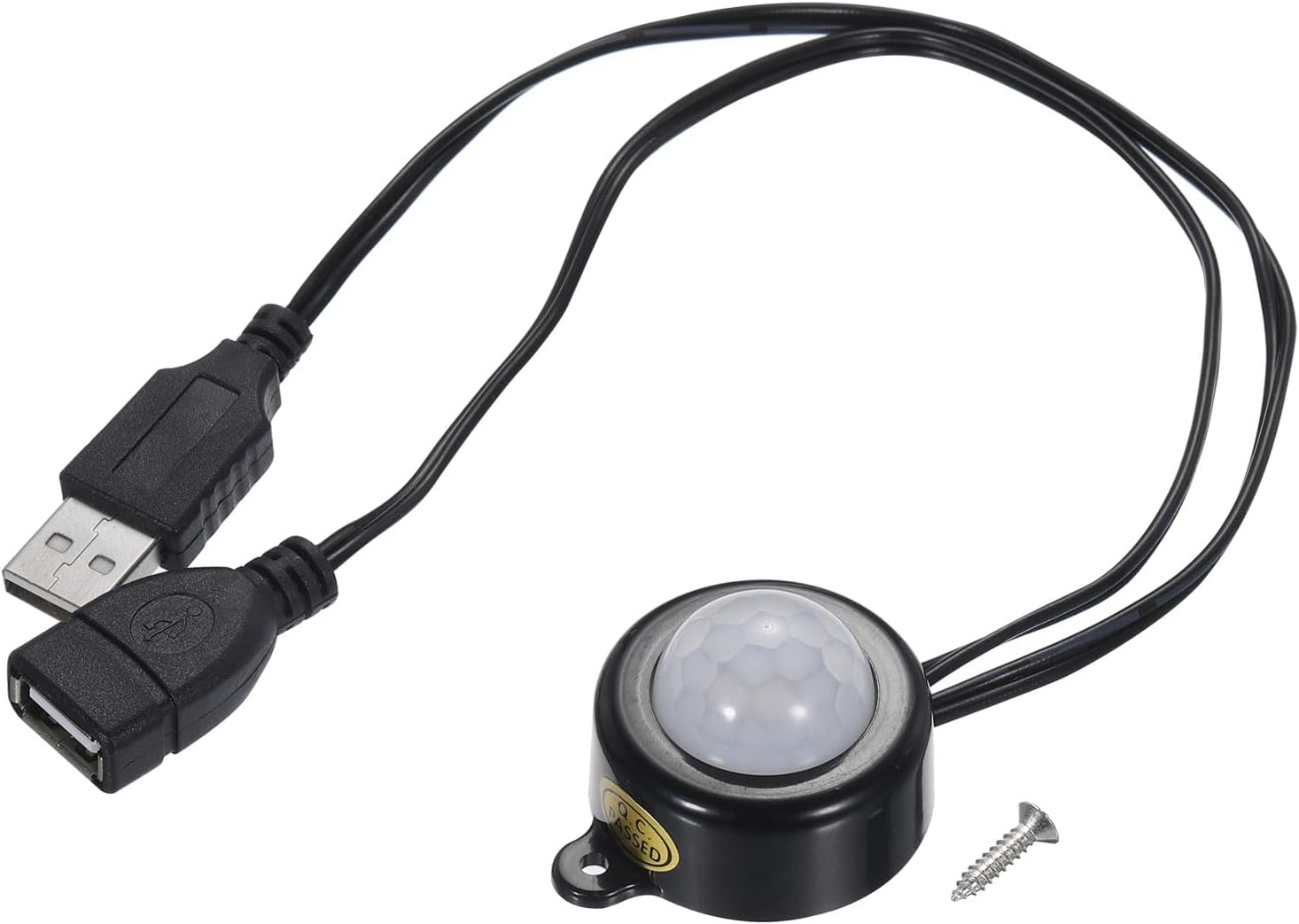 MECCANIXITY DC 5V24V 5A PIR Motion Activated Sensor Switch with USB Interface Cable for Kitchen