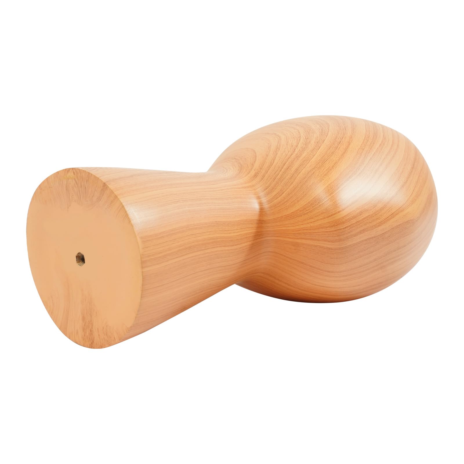 Perückenständer, Höhe 32/45cm, Kopf-Umfang 56cm, Durchmesser der Basis 13cm, Hutständer Kopf Holz, Mannequin Kopf Schaufenster, Friseursalons, Hutgeschäfte (Höhe 32cm, Dunkle Holzfarbe)