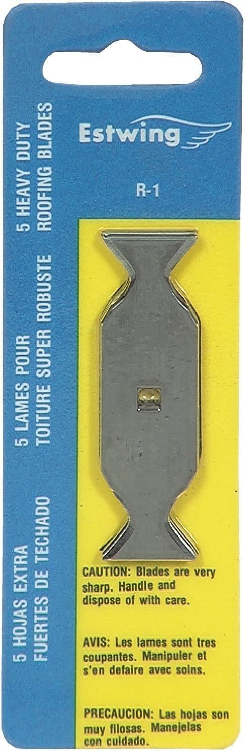 Estwing R-1 Replacement Blades for Roofing Knife RK-7 (5-Pack) , Brown