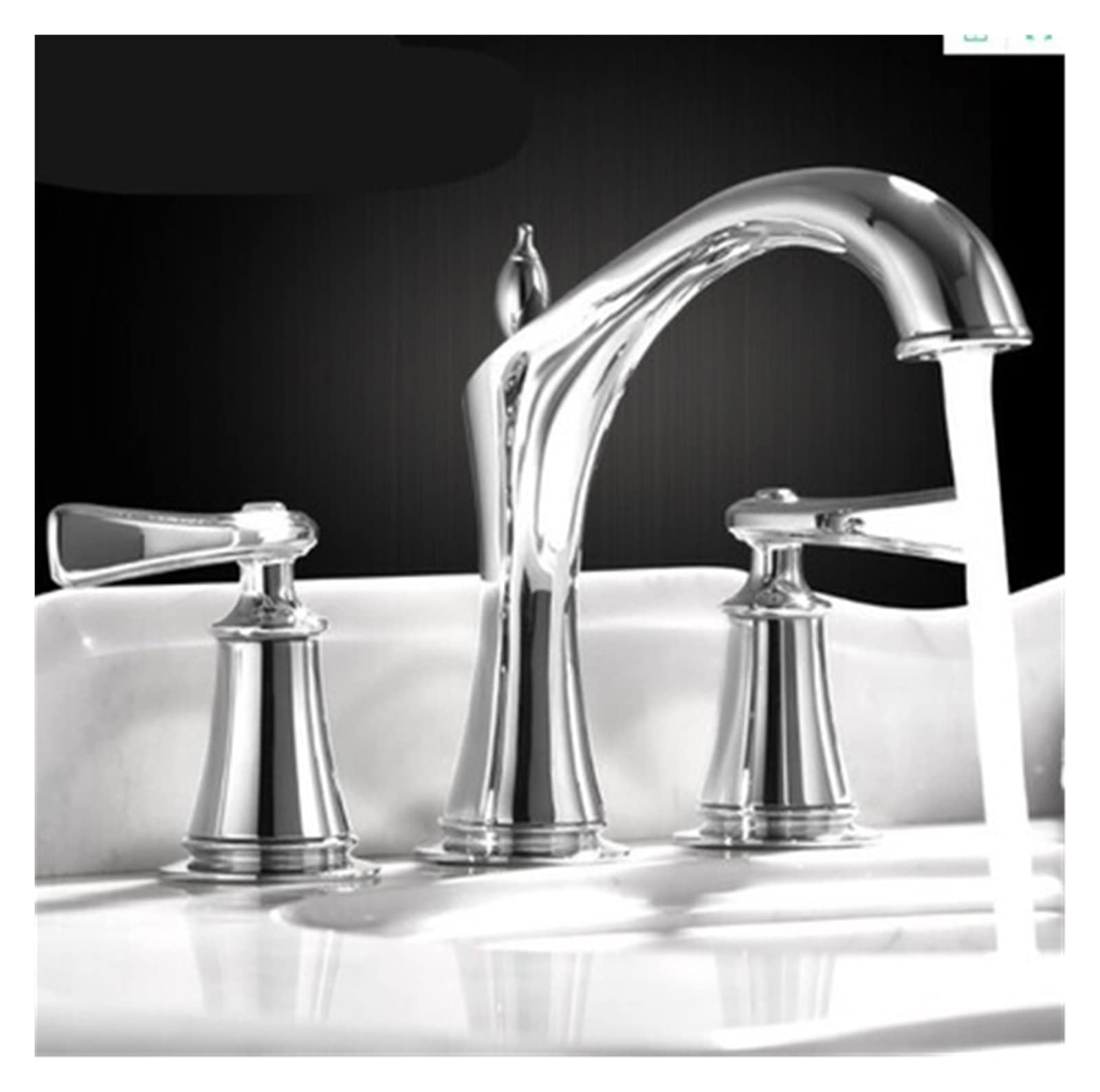 Mitigeur salle de bain laiton doré FIDEMM robinet de bassin évier mélangeur chrome classique