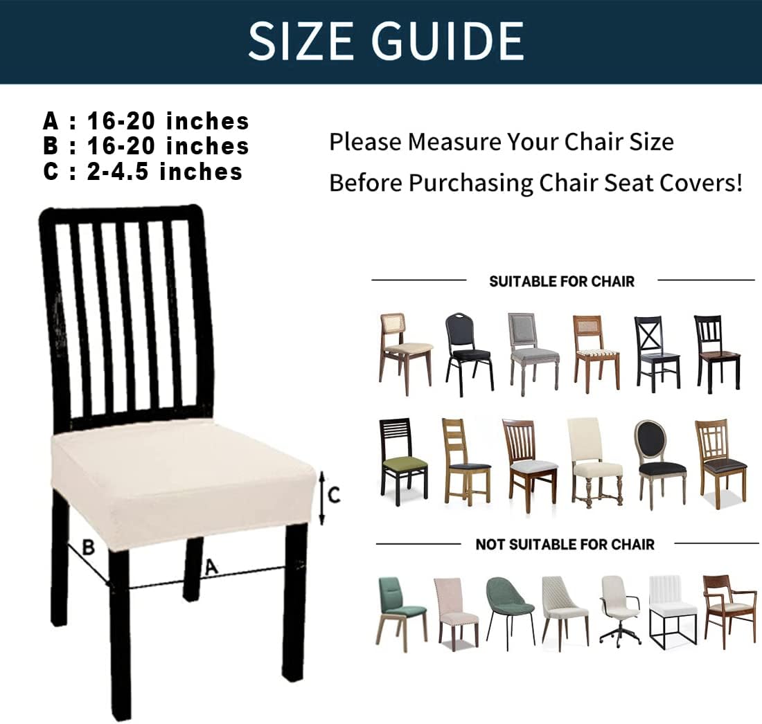 BRIDA Stretchable Floral Geometric Printed Dining Chair Seat Covers Elastic Chair Seat Case Protector, Slipcovers (Grey Pink, 6 Seat Cover)