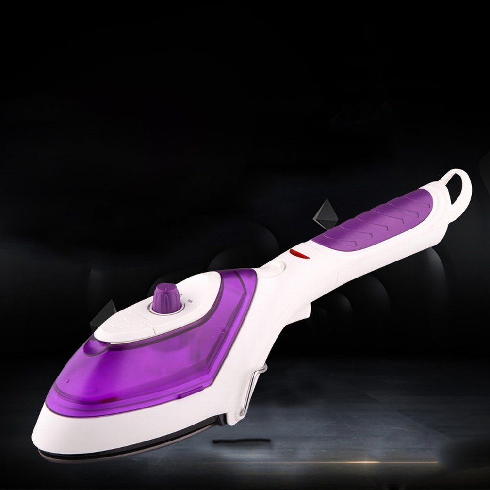 VF Home Vapor Planchado Cepillo Portátil Cepillo Caliente, Además de Ácaros Casa Planchar Ropa de Hierro de Seguridad,Púrpura,Convencional