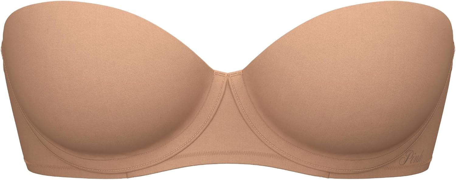 Victoria's Secret Women's Pink Wear Everywhere Push Up Strapless Bra, Bras for Women (32A-38DD) - Image 3