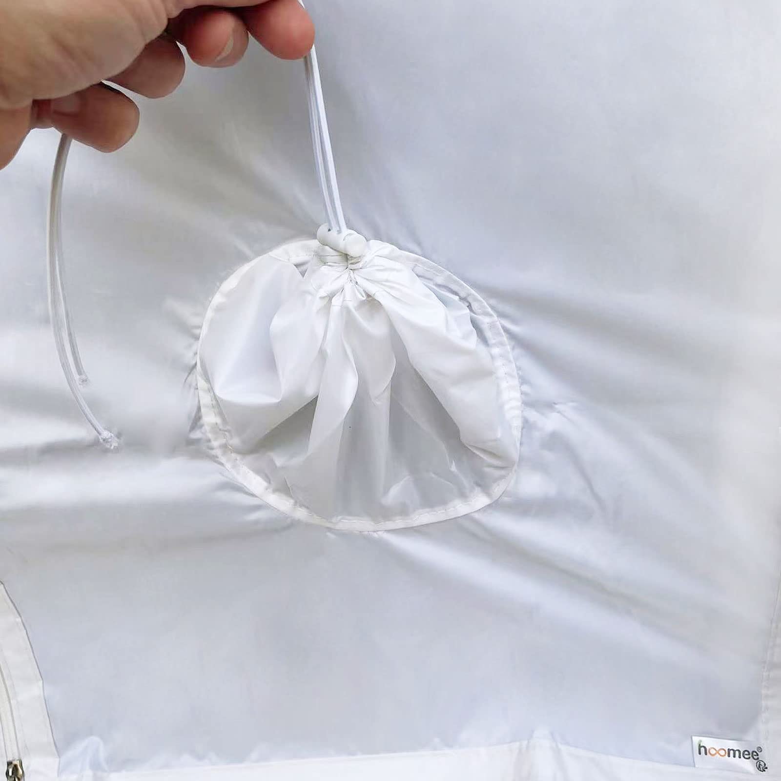 Aislante de Puerta HOOMEE para Aires Acondicionados Portátiles con Extensión de Manguera Cosida para Mayor Rendimiento de Enfriamiento, Menor Consumo de Energía, con Cremallera, 100x210cm