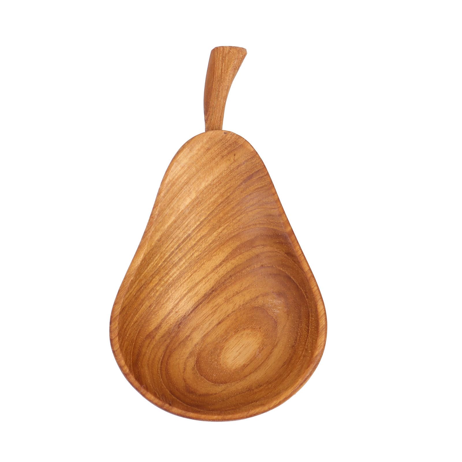 Assiette à sauce en bois de teck massif coupelle artisanale chic pour table raffinée