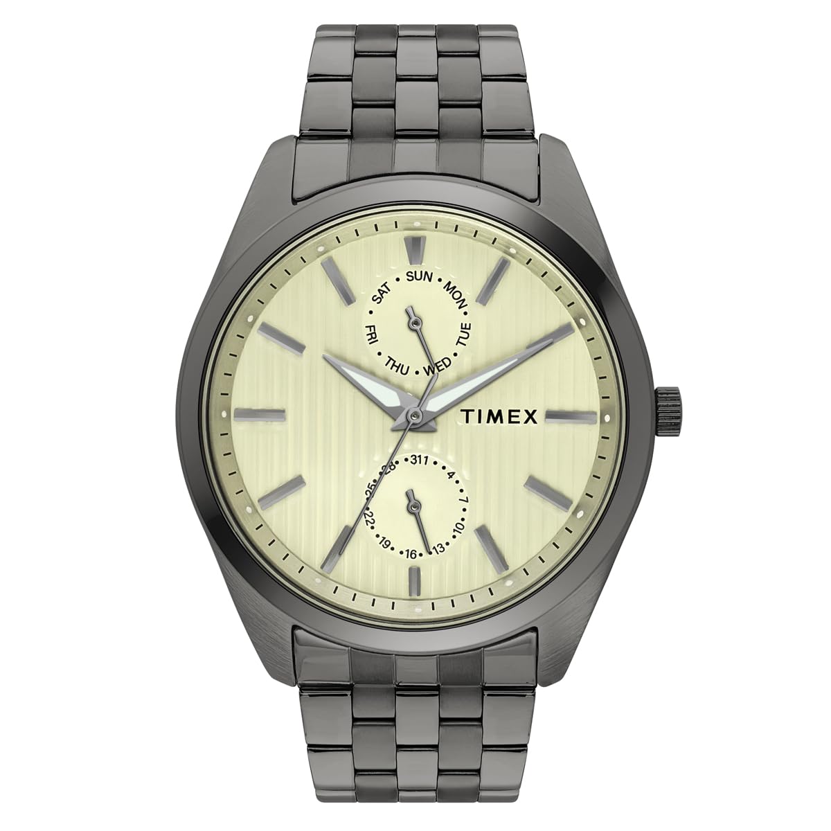 TIMEX Analog Watch for Man with Round Dial and Water Resistant Men's Wrist Watch