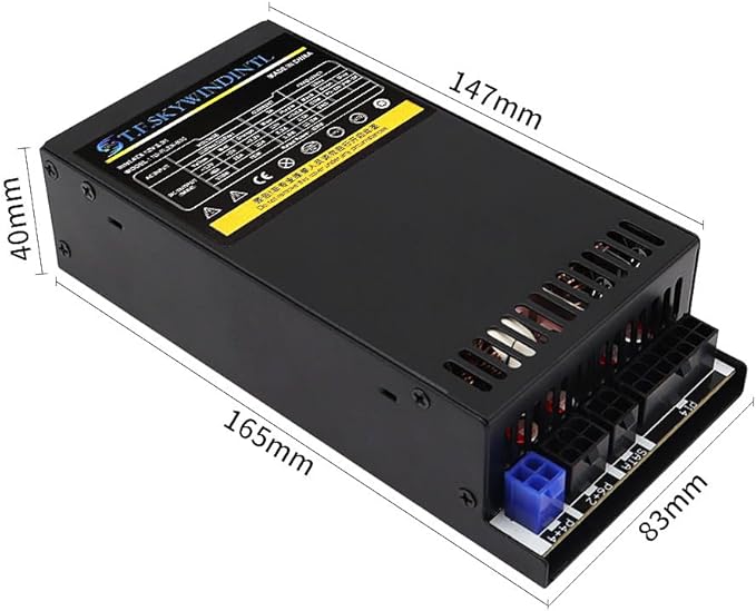 Fuente de Poder Flex ATX 600W Modular 1U 100-240V miniatura 6