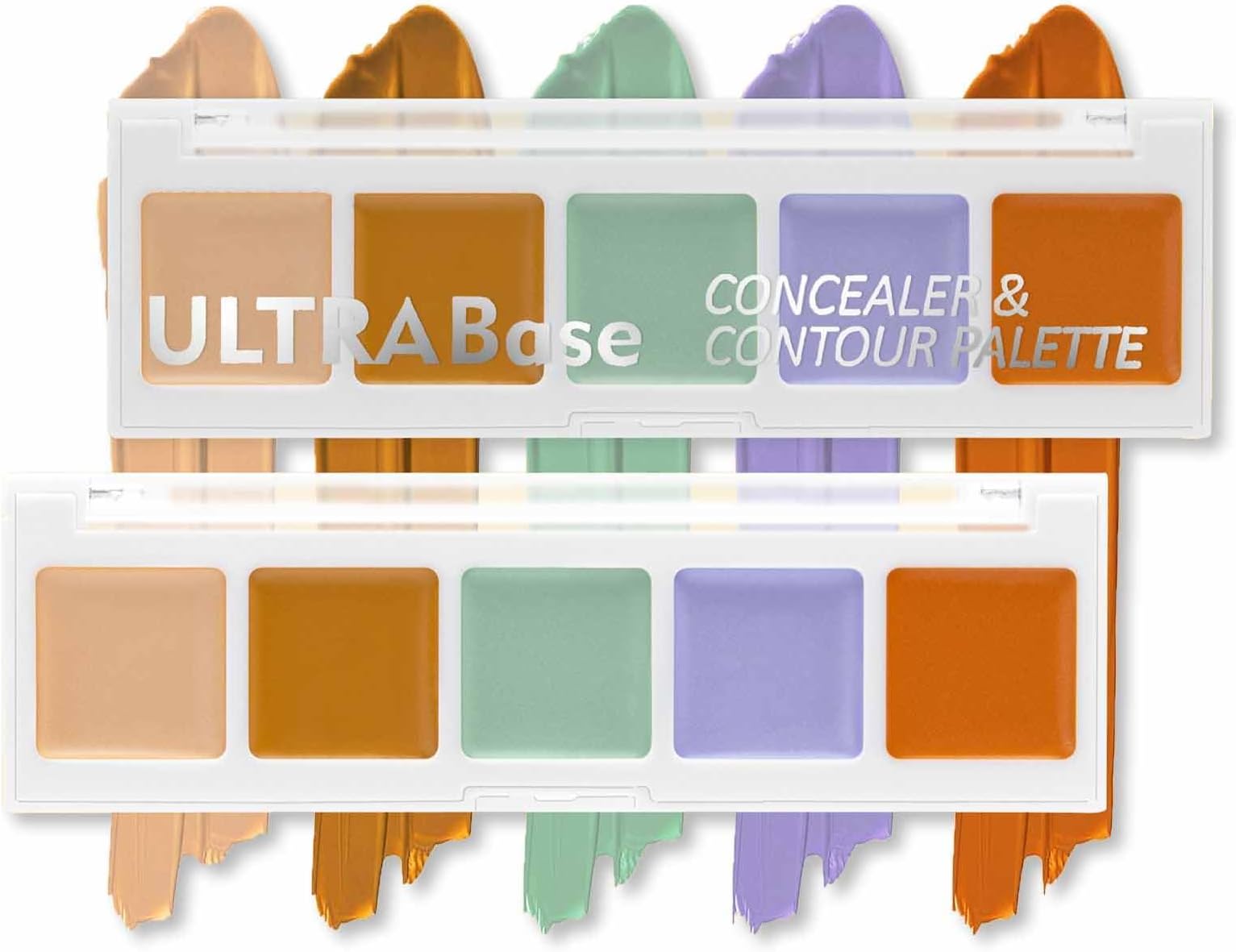 KASTWAVE 5 Colour Concealer Palette, Color Correcting Kit, Silky & Non-Sticky, Strong Coverage, Fits Skin, Suitable for Conceals Dark Circles, Redness, Acne, Blemish