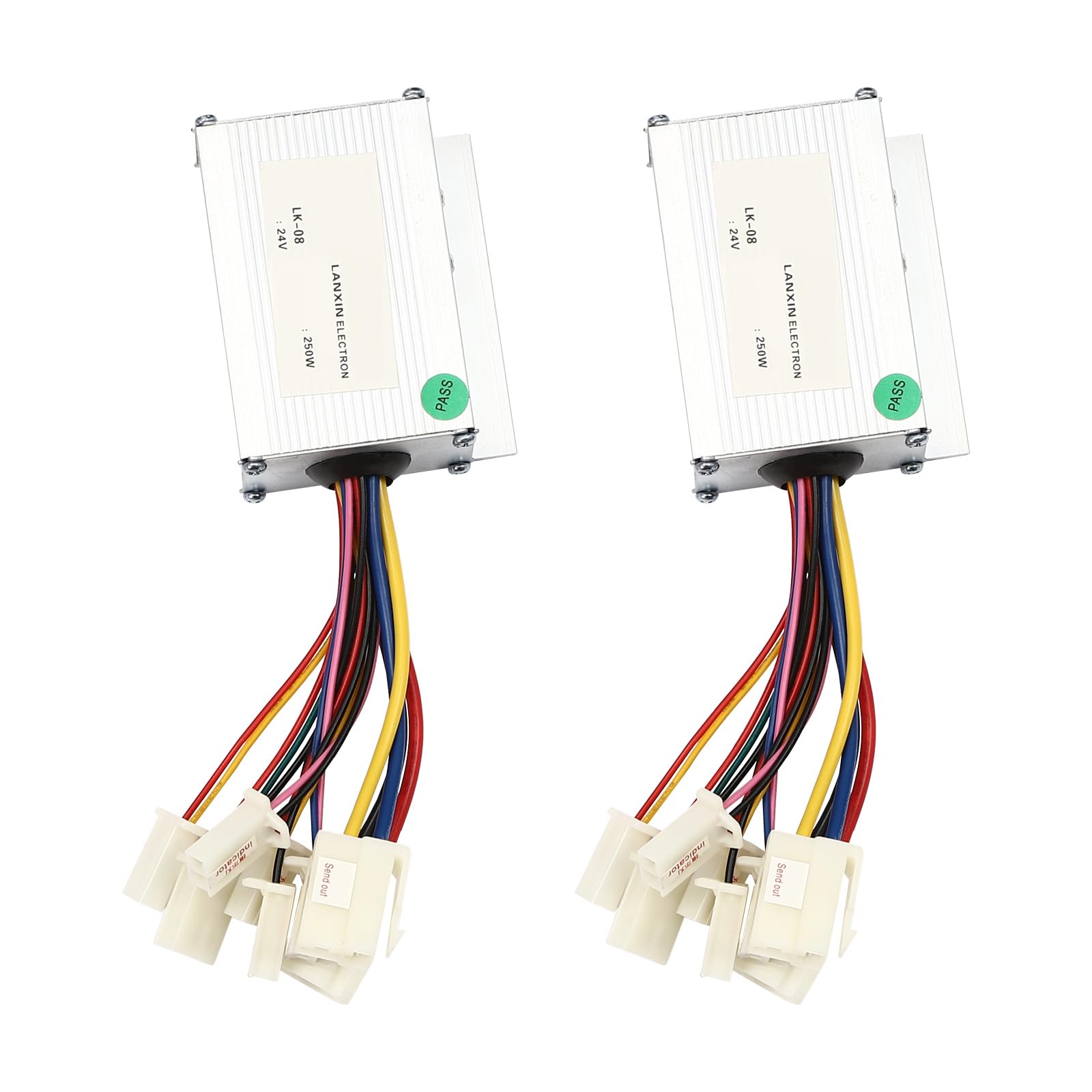 Kit de conversión de carretilla eléctrica de 250 W, 24 V, 370 rpm, velocidad de ralentí, 330 rpm, velocidad nominal de doble rueda, IP33, 10 km/h, 12 mm de diámetro del orificio del eje