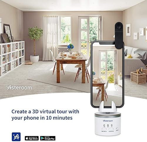 Miniatura 3 de Asteroom Kit de bienes raíces de 360 cámaras 3D Virtual Tour - El equipo incluye trípode, rotor de cámara digital, lente de leva ojo de pez
