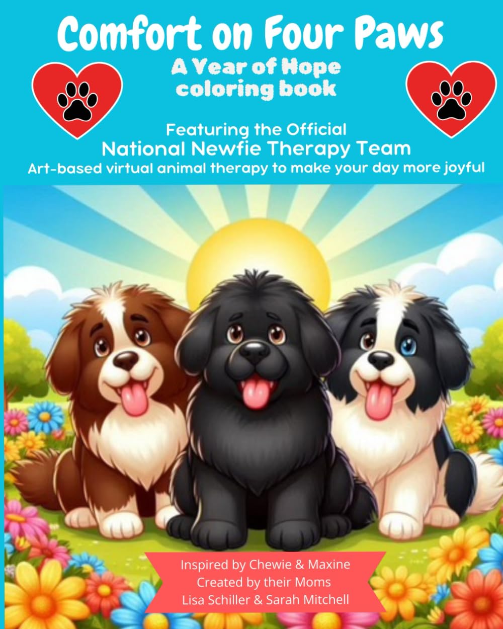 Comfort on Four Paws: A Year of Hope Coloring Book