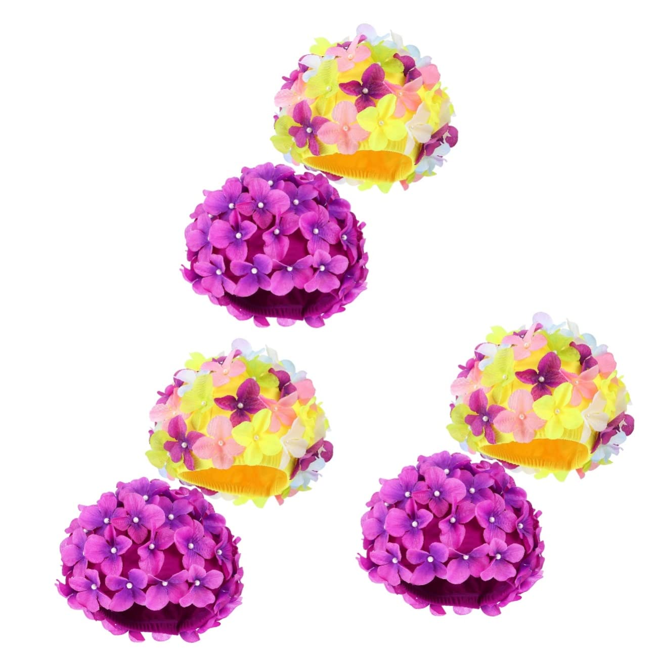 8 Pcs Fleur Bonnet De Bain Extensible Bonnets De Bain Bonnets De Bain pour La Natation Femmes Bonnet De Bain Bonnet De Bain Femmes Bonnet De Bain Bonnets De Bain pour Les