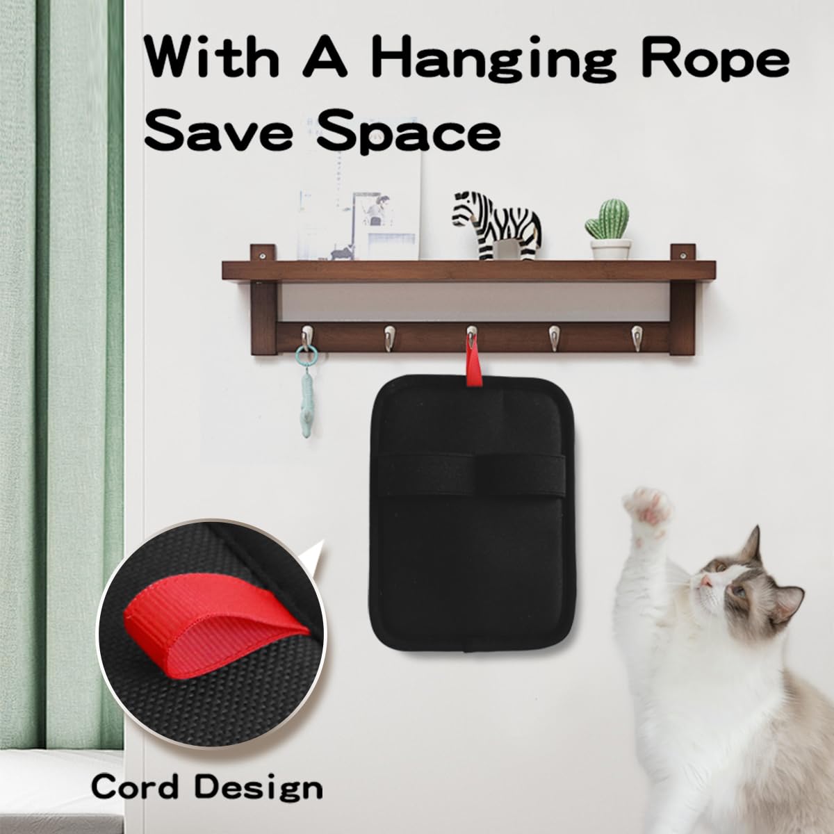 Droomhuis Fellmagnet Bürstenhandschuh - Wiederverwendbarer Haarentferner Für Hunde & Katzen