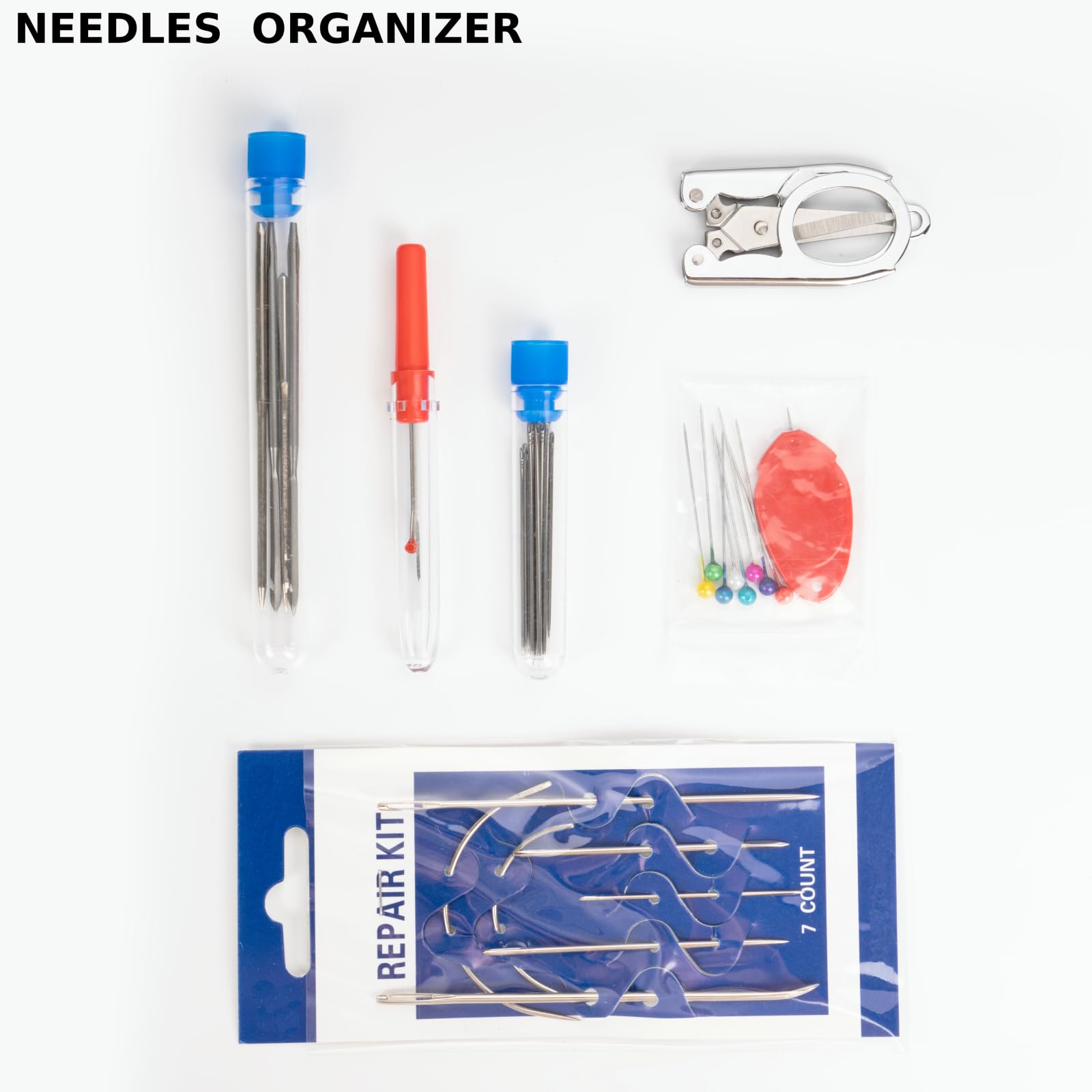 Kit de costura de supervivencia, equipo táctico de emergencia resistente al aire libre para adultos, mini herramientas de reparación de bolsillo con botones para hombres, kit básico del ejército