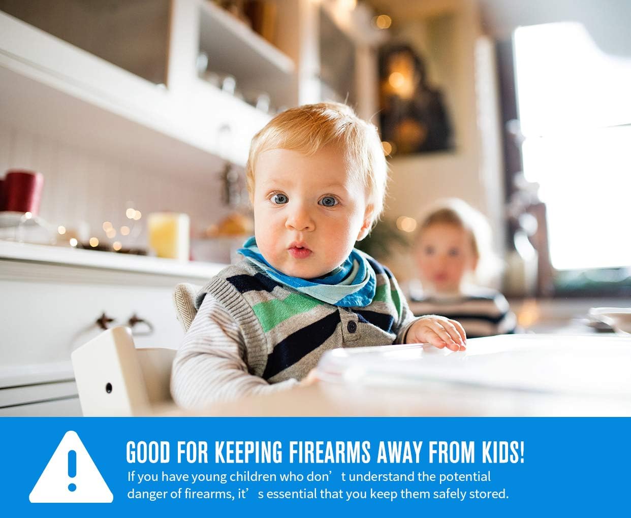 Hot Deals RPNB Mounted Gun Safe,California DOJ Certified Handgun Safe, Auto Open Lid Smart Pistol Safe with Biometric Fingerprint or Keypad Lock