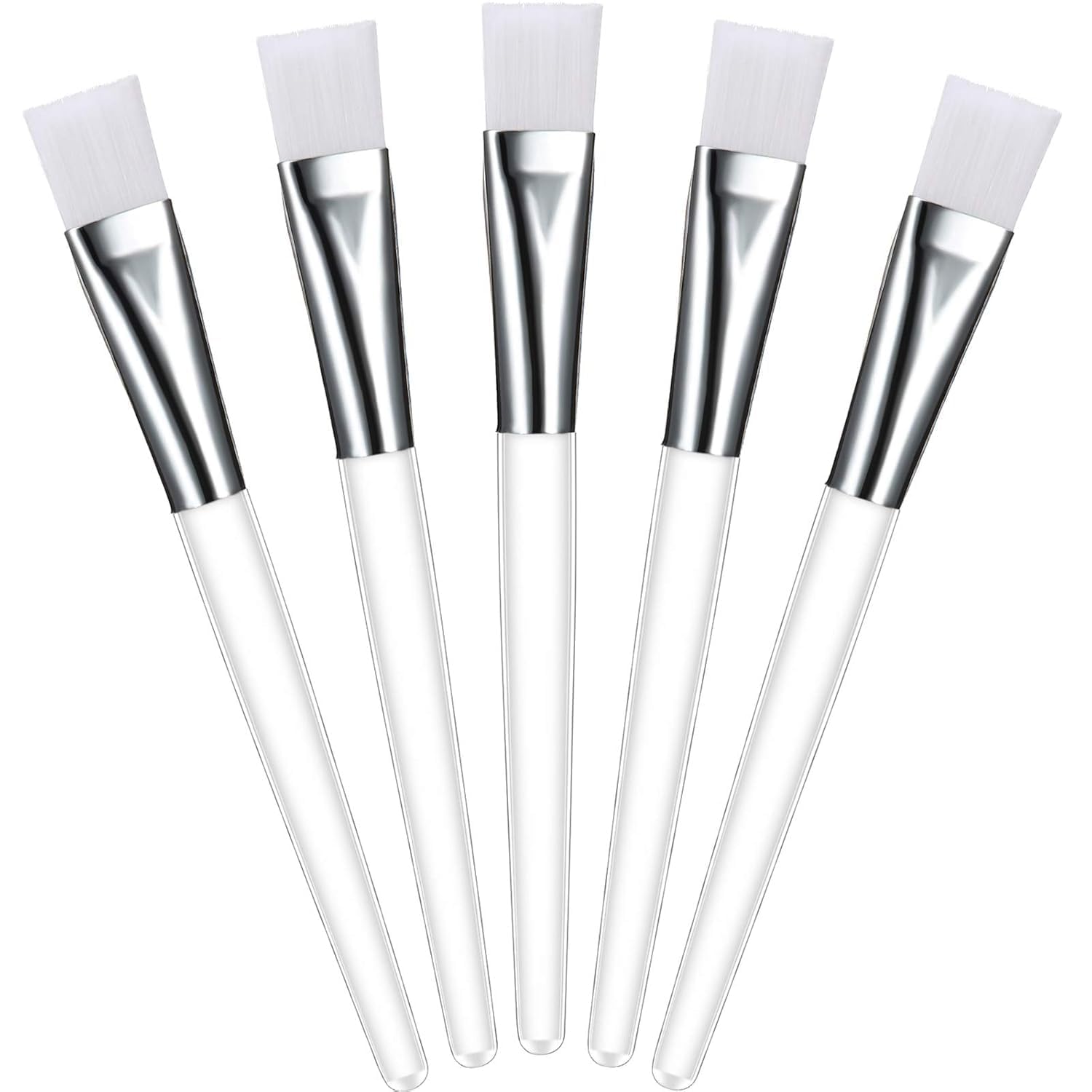 Professional Facial Mask Brush Set, Soft Face Mask Applicator Brushes for Mud Cream Clay Face Pack, Eyelash Extension, Esthetician Makeup Tools for Skincare, Salon & Home Beauty Use, Soft Synthetic Bristles (PACK OF 3)-image-15