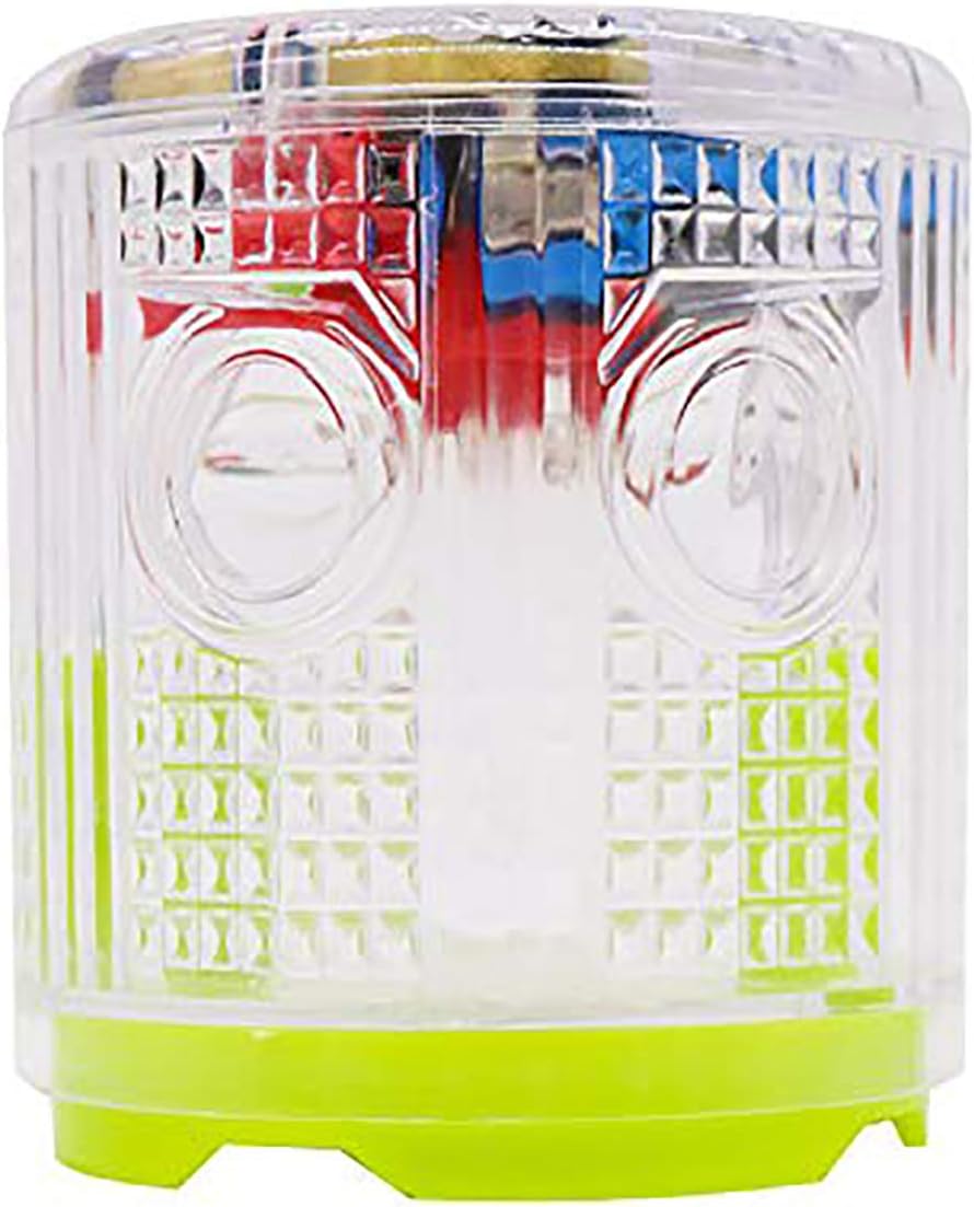 Solar Strobe Warning Light, Strong Magnetic Base High Bright LED Flashing 360° Wireless Control Automatically Turn On Waterproof for Construction, Traffic, Factory, Safety Sign (Yellow-6PCS)