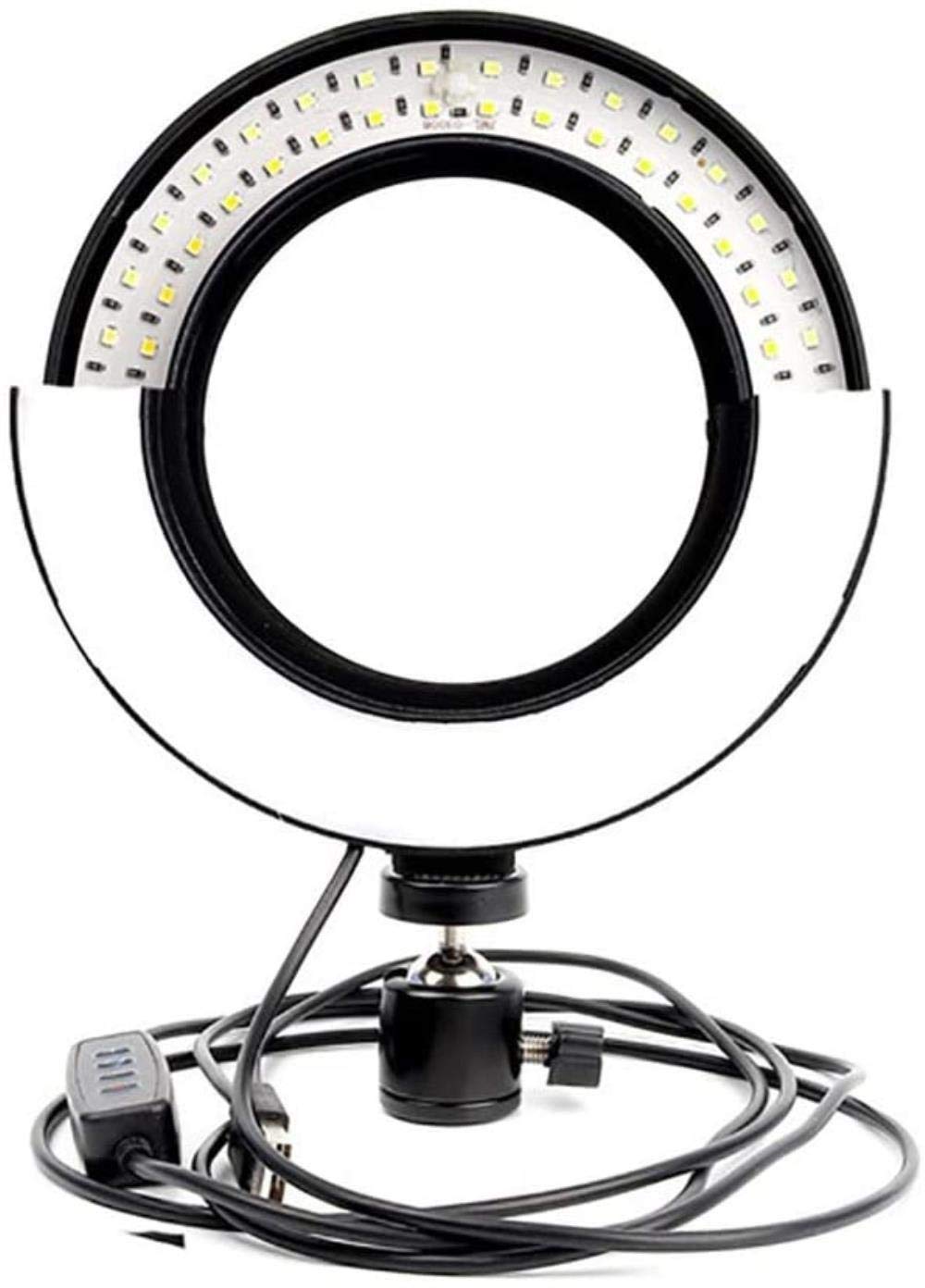 HMTE Remplir la lumière 26cm LED téléphone Portable en Direct lumière de Remplissage Anneau lumière Anneau lumière beauté Selfie Photographie éclairage lumière (trépied 68cm)