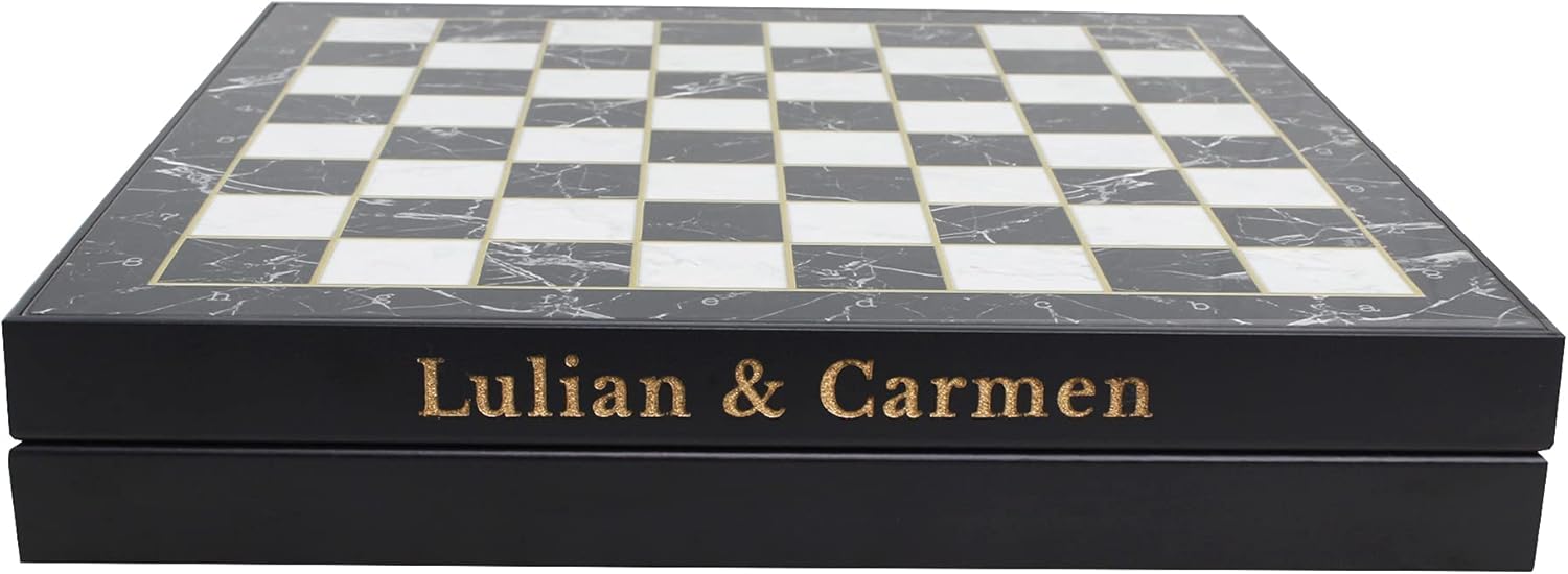 Perfect Graduation Gift - Personalizable Luxury Chess Set
