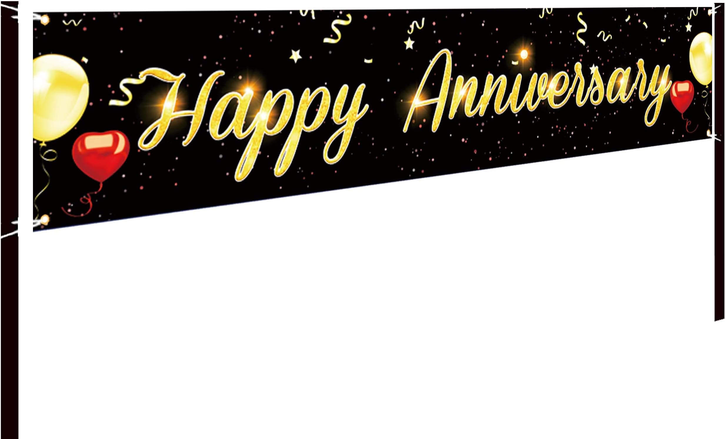 KatchOn, Anniversary Banner Black And Gold - XtraLarge, 72x44 Inch - View #7