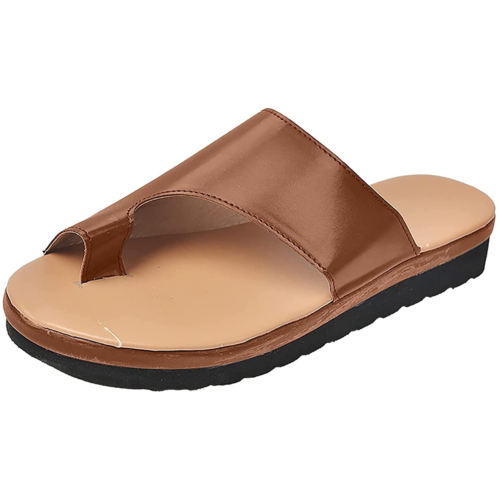 Sandales femme plates confort idéal pieds larges et soulagement hallux valgus