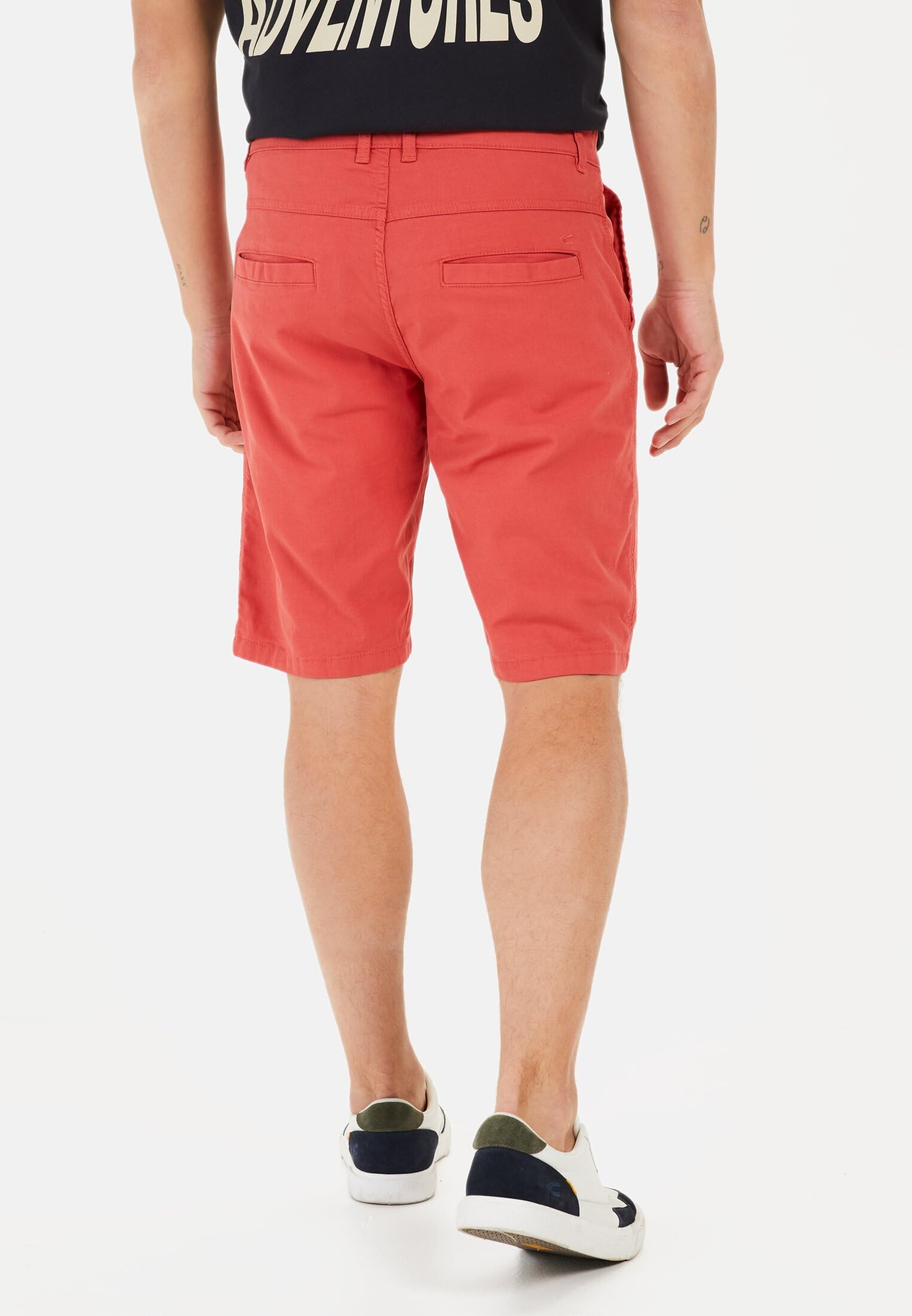 camel active Herren Chinoshorts aus Baumwolle mit Stretch