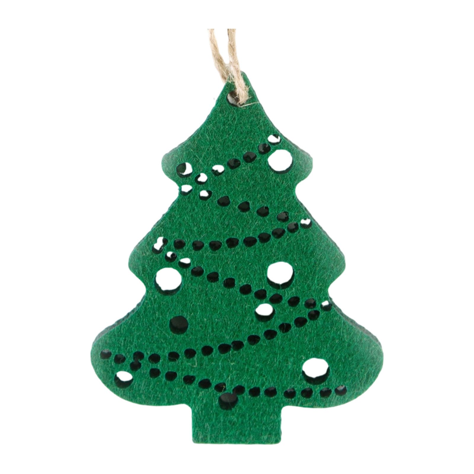Tfaoys C Efficient Felt Gingerbreads Ornament Set Of 10 User Friendly Hristmas Decorations For Tree Door Holiday Party User Friendly Felt Hanging Ornament