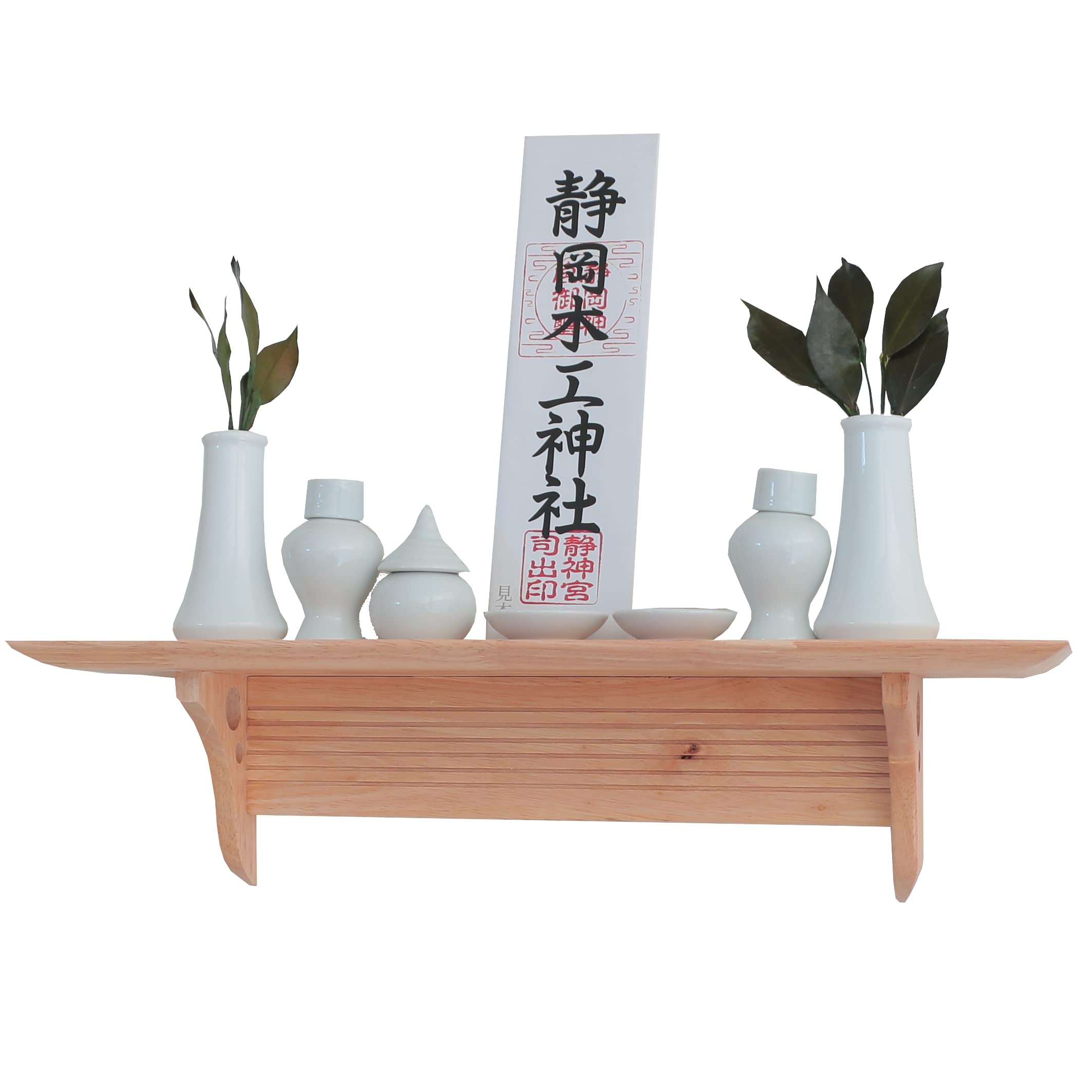 Amazon｜神棚の里(Kamidananosato) モダン神棚板 Fu-Ka 神具セット 
