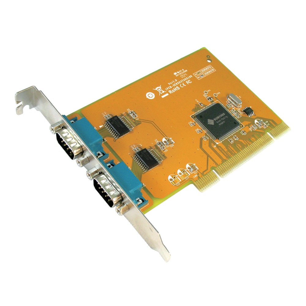Sunix SER5037A RS-232 - Tarjeta PCI Serial (2 Puertos)