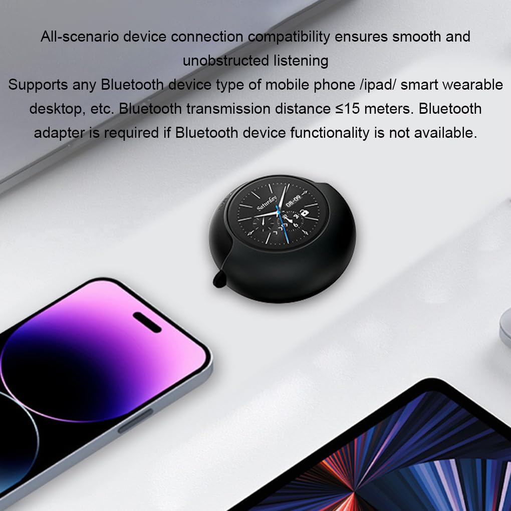 Auriculares Bluetooth con Pantalla táctil Inteligente, ABS, batería, inalámbricos, Kit de Auriculares inalámbricos