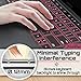 Kuzy Keyboard Cover with Touch Bar 13 and 15 inch Premium Ultra Thin TPU 2019 2018 2017 2016 Model A2159 A1989 A1990 A1706 A1707 Skin Protector, Pink