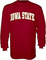 Vista 9 de Blue 84 NCAA Camiseta de Manga Larga para Hombre con Diseño Arqueado en Colores del Equipo