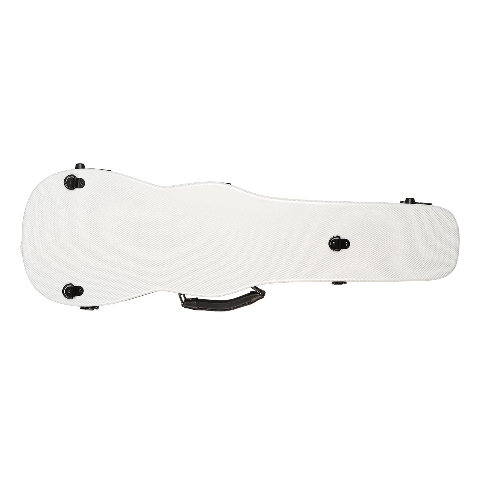 Reemplazo de Estuche de Violín Portátil con Forro Grueso y Correas Higrómetro para Entusiastas de la Música (White)