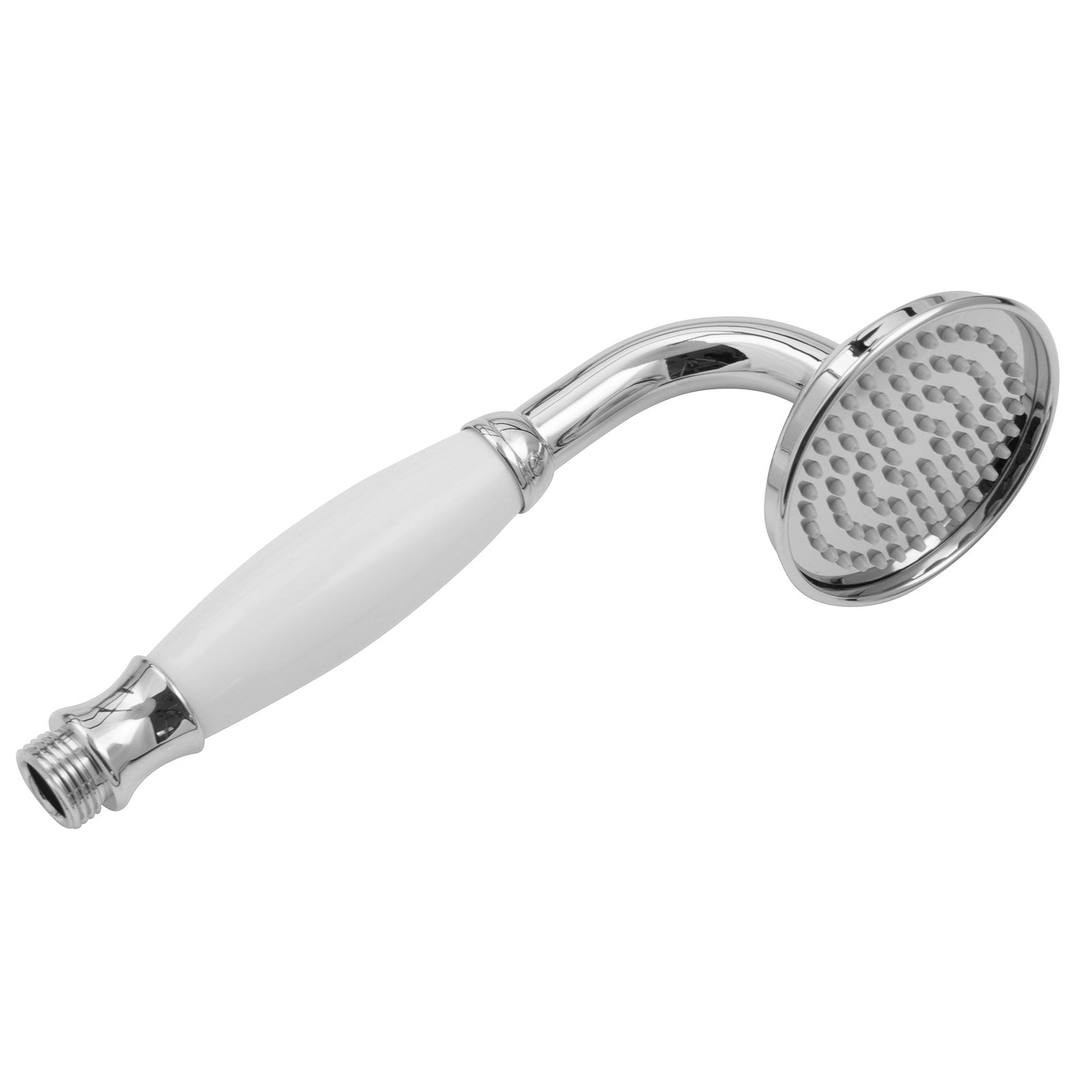 Grifo para bañera con dos mandos, diseño retro, cromado plateado