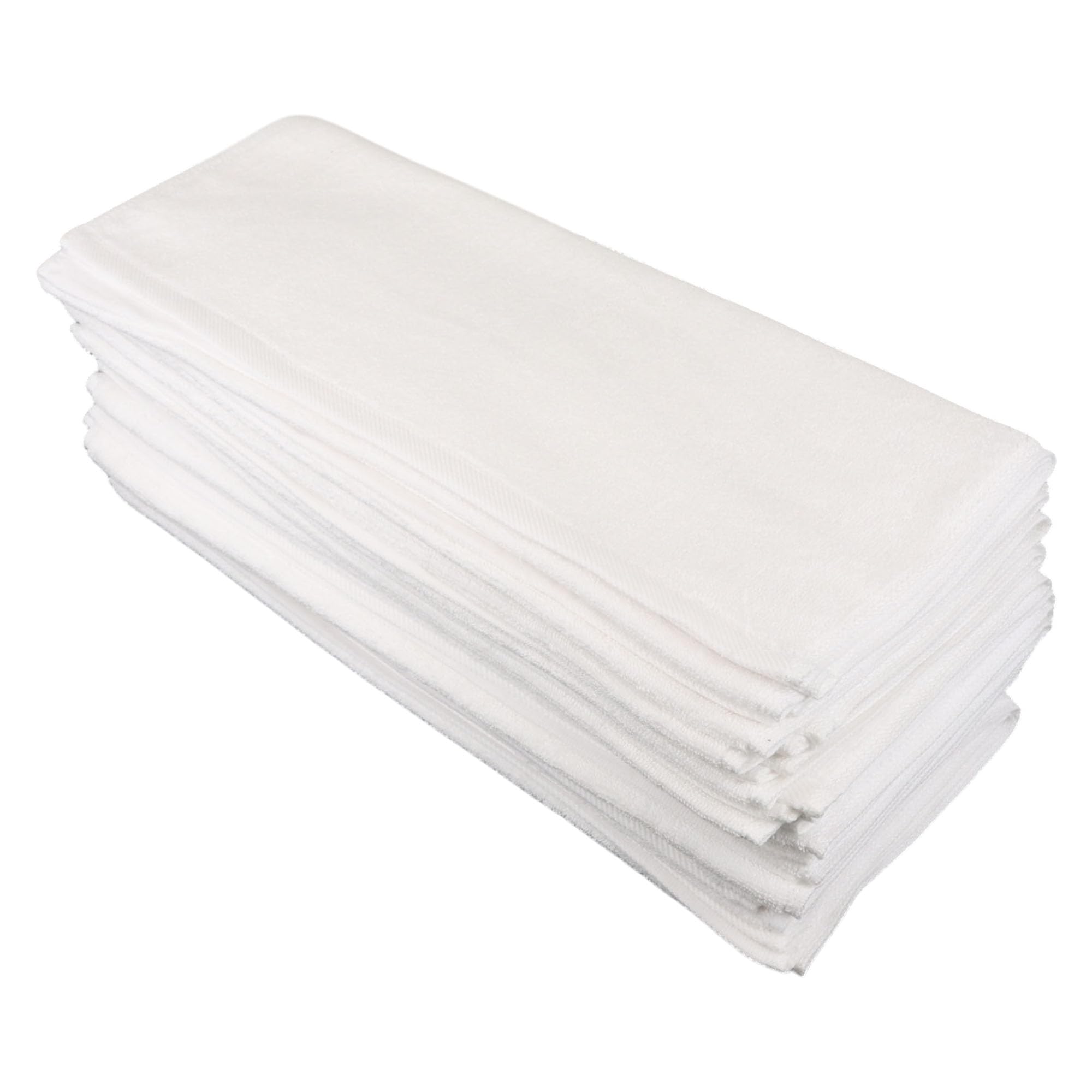 Eson Hair Salon Towel White 50, Pack of 12, 50 * 80 cm, Face & Hair Towels, Softees Hair Care Towel, Hand Towels, Salon Hair Towels for Hairstylists, Barbers, Spa, Gym, Beauty Salon, Bathroom
