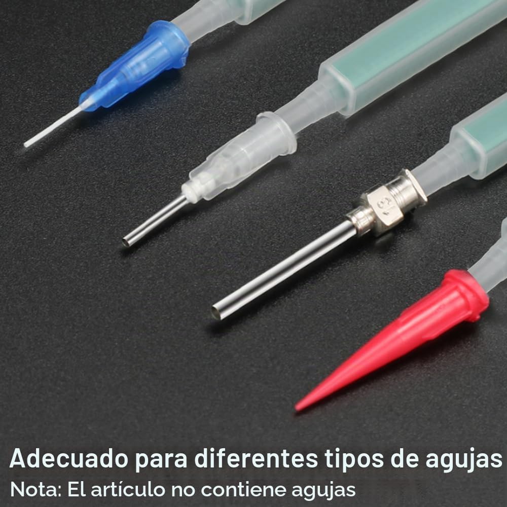 100 Pcs Canulas para Pegamento Dos Componentes, Cánula Mezcladora Bicomponente para Plastico, Pistola Bicomponente 50ml, Tubo de Mezcla AB