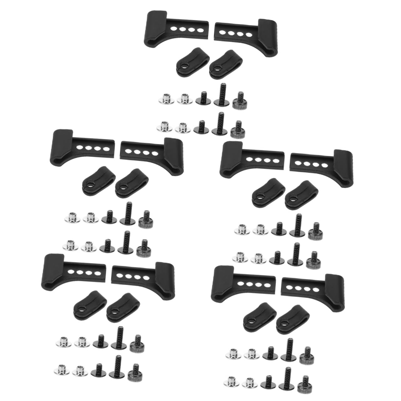 BESPORTBLE 5 Pairs High-Strength Baseball Visor Clamps Helmet Goggle Fastener Performance