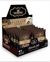 Alfajor Doce de Leite C/Chocolate Meio Amargo 50 gr - Cx 12 unidades - Nobre