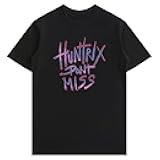 Huntrx Dont Miss T-Shirt Demon Shirt Graphic Cotton Tee Crew Neck Casual for Men Women